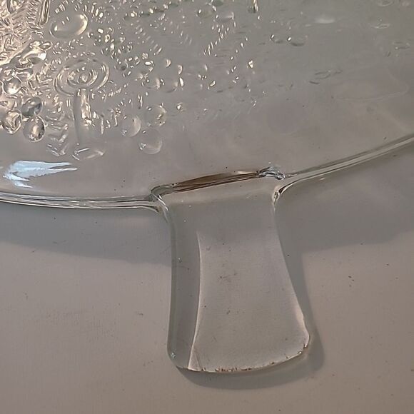 Indiana Glass Christmas Serving Tray #2 - Picture 3 of 9